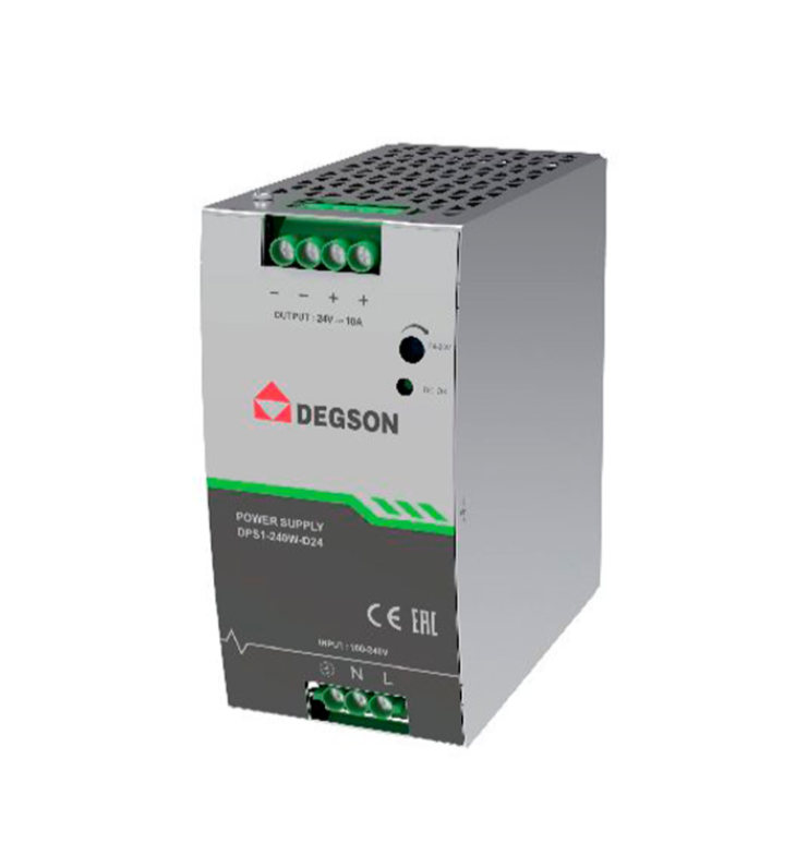DPS1-240W-D24-02Z(H) || Fuente de poder salida 24 V dc 240w 10 Amperes, entrada 90-264V AC, 127-320 V DC
