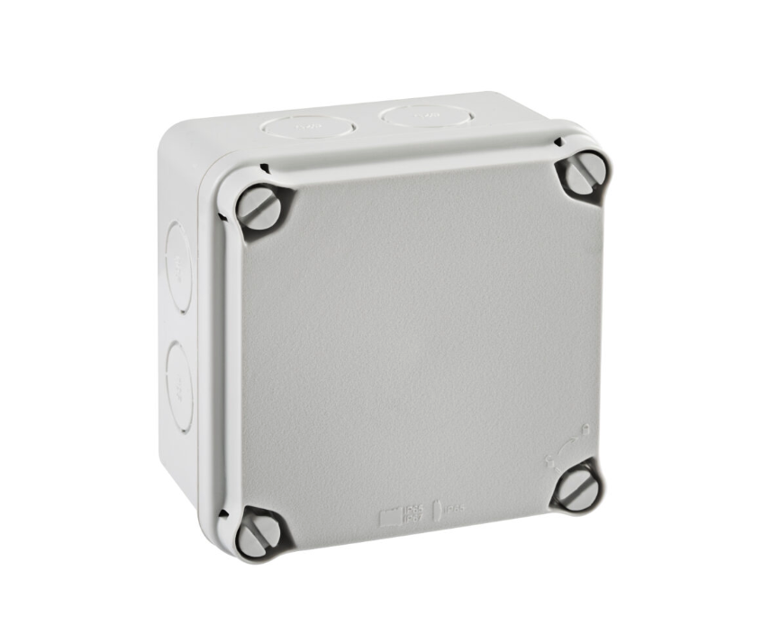 Caja registro con entradas pretroqueladas, IP54