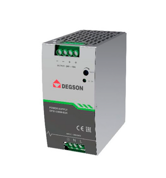 DPS1-240W-D24-02Z(H) || Fuente de poder salida 24 V dc 240w 10 Amperes, entrada 90-264V AC, 127-320 V DC