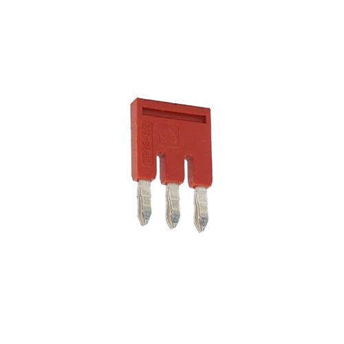 DFA3-5.2 || Puente para Clema 2.5mm de ancho Tornillo 3 polos rojo