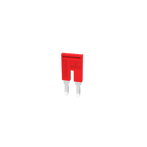 DFB2-10.2 || Puente para Clema 10mm de ancho Push In 2 polos rojo