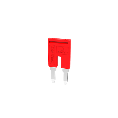 DFB2-6.2 || Puente para Clema 4mm de ancho Push In 2 polos rojo