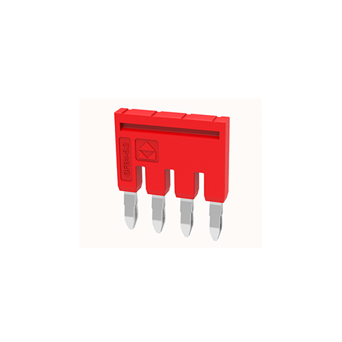 DFB5-5.2 || Puente para Clema 2.5mm de ancho Push In 5 polos rojo