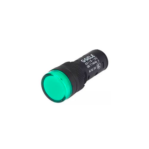 Porta LED  Iluminado Color Verde 110 - 220 VCA