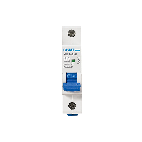 MCB - Interruptor Termomagnético Riel Din, Serie: NB1-63H, 10 kA, Curva: C
